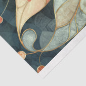 Art Deco Geometrische Lotus Patroon Roaring 20's Tissuepapier (Detail)