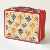Art Deco geometrische lunchbox (Voorkant)