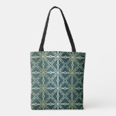 Art-deco, geometrische luxe tote bag (Achterkant)