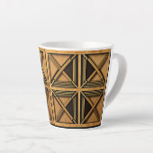 Art Deco geometrische mok van 12oz (Rechterhoek)