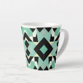 Art Deco geometrische mok van 12oz (Rechterhoek)