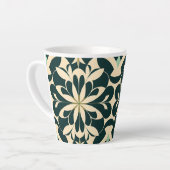 Art Deco geometrische mok van 12oz (Linkerhoek)