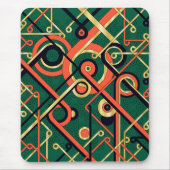 Art Deco geometrische Muismat (Voorkant)