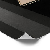 Art Deco geometrische structuur Poster (Hoek)