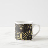 Art Deco geometrische Tegels luxe. Espresso Kop (Rechts)