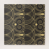 Art Deco geometrische Tegels luxe. Legpuzzel (Horizontaal)