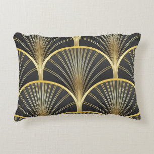 Art Deco geometrische textuur illustratie Accent Kussen