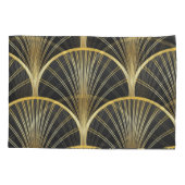 Art Deco geometrische textuur illustratie Kussensloop (Achterkant)