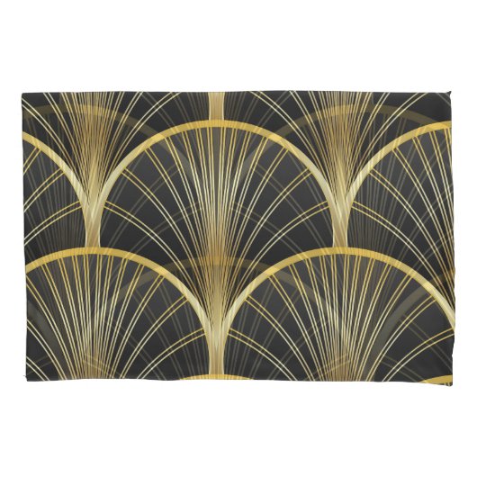 Art Deco geometrische textuur illustratie Kussensloop (Voorkant)