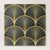 Art Deco geometrische textuur illustratie Legpuzzel (Verticaal)