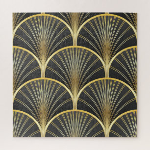 Art Deco geometrische textuur illustratie Legpuzzel