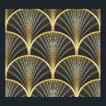 Art Deco geometrische textuur illustratie Poster<br><div class="desc">Art Deco naadloos patroon. Geometrische decoratieve textuur.  illustratie. Stap terug in het Art Deco-tijdperk met deze chique geometrische decoratieve textuur. Omarm de Art Deco Vibes - Geometric Decorative Texture. kunst,  deco,  patroon,  achtergrond,  golden,  naadloos,  goud,  set,  zwart,  abstract,  illustratie,  textuur,  decor,  papier,  ,  retro,  lijn,  geometrisch,  luxe,  stof</div>