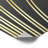 Art Deco geometrische textuur illustratie Poster (Hoek)
