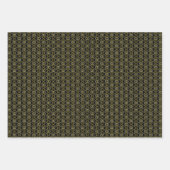 Art Deco geometrische wikkelpapierset Inpakpapier Vel (Voorkant 2)