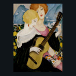 Art Deco Gerda Wegener - Air de Capri Poster<br><div class="desc">Datum: 1923. Air de Capri van Gerda Wegener. Stijl: Art Nouveau (modern),  Art Deco</div>