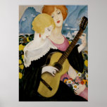 Art Deco Gerda Wegener - Air de Capri Poster<br><div class="desc">Datum: 1923. Air de Capri van Gerda Wegener. Stijl: Art Nouveau (modern),  Art Deco</div>