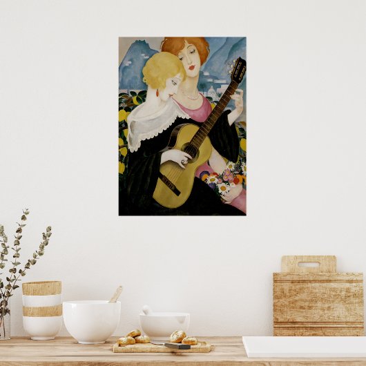 Art Deco Gerda Wegener - Air de Capri Poster (Keuken)