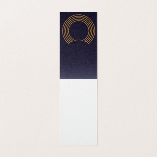 Art Deco Gevouwen Kaart (Binnenkant ongevouwen)