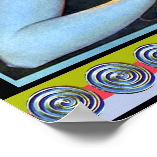 Art Deco  Girl Poster (Hoek)