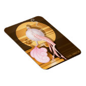 "Art Deco Girl" Premium Flex Magnet van Glen Hanso Magneet (Rechterzijde)