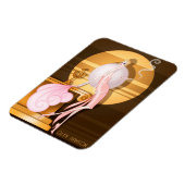 "Art Deco Girl" Premium Flex Magnet van Glen Hanso Magneet (Linkerzijde)