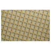 Art Deco Glam Gold Black Pattern Fabric Stof (Yard (91,4 cm))