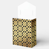 Art Deco Glam Golden Wedding Favor Dank je Bedankdoosjes (Geopend)