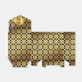 Art Deco Glam Golden Wedding Favor Dank je Bedankdoosjes (Uitgevouwen)