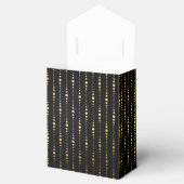 Art Deco Glam Golden Wedding Favor Dank je Bedankdoosjes (Geopend)