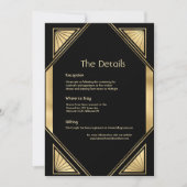 Art Deco Glam Vintage Details Kaart (Voorkant)