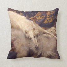 Art Deco Glamor Borzoi Pillow