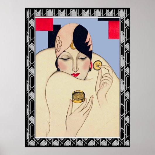 Art Deco Glamor Poster (Voorkant)