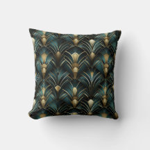 Art Deco Glamour Fluweel Kussen
