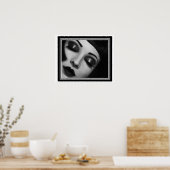 Art Deco "Glamour Girl" Poster 16 x 20 (Keuken)