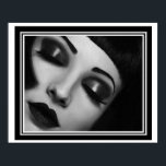 Art Deco "Glamour Girl" Poster 16 x 20<br><div class="desc">Mooi kunstdeco met de titel "Glamor Girl" Poster 16 x 20 - Joco Studio www.jocostudio.com</div>
