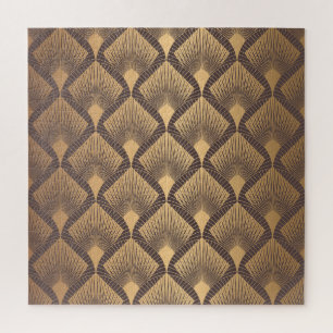 Art Deco Glamour: Gouden Schalen. Legpuzzel