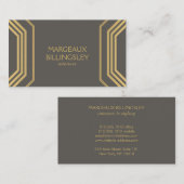 Art Deco Glamour I Interieurontwerper, Boutique Visitekaartje (Voorkant / Achterkant)