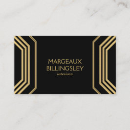 Art Deco Glamour III Interieurontwerper, Boutique Visitekaartje