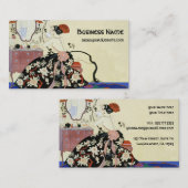 Art Deco Glamour Lady, actrice of make-up artist Visitekaartje (Voorkant / Achterkant)