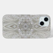 Art Deco Glamoureuze  Mode beige White Case-Mate iPhone Case (Achterkant (horizontaal))