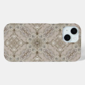 Art Deco Glamoureuze  Mode Grijs Beige Case-Mate iPhone Case (Achterkant (horizontaal))