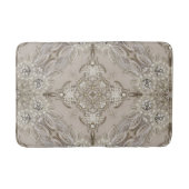 Art Deco Glamoureuze  Mode Grijze beige Badmat (Voorkant)
