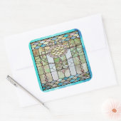Art Deco Glas in lood 4 Sticker (Envelop)