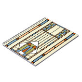 Art Deco-Glas in lood Notitieboek (Linkerzijde)