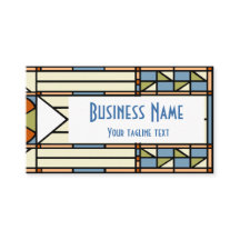 Art Deco Glas in lood Statement