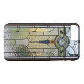 Art Deco Glas in lood Venster iPhone 7 hoesje (Achterkant (Horizontaal))