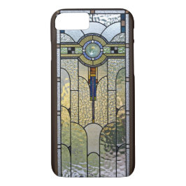Art Deco Glas in lood Venster iPhone 7 hoesje