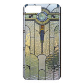 Art Deco Glas in lood Window iPhone 8 Plus hoesje (Achterkant)