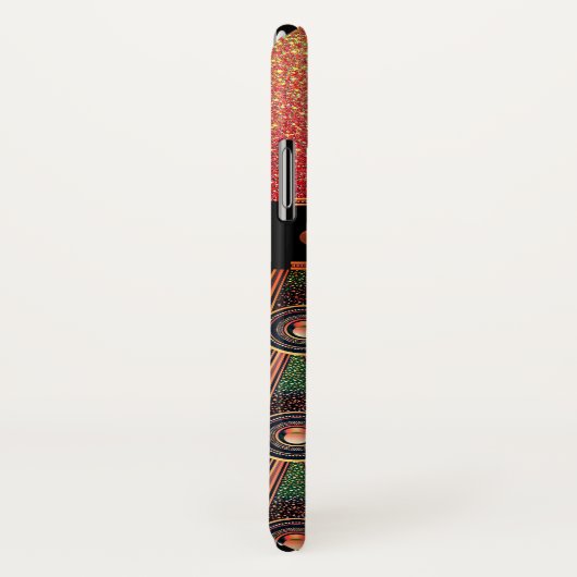 Art deco glitter look roze goud groen zwart Case-Mate iPhone case (Achterkant / rechts)