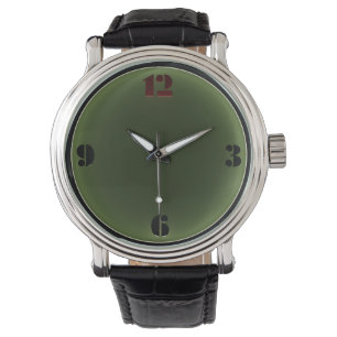 Art Deco Glow Mannen Watch Horloge